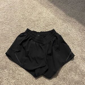 Lululemon Women's Black Athletic Shorts 4 Tall